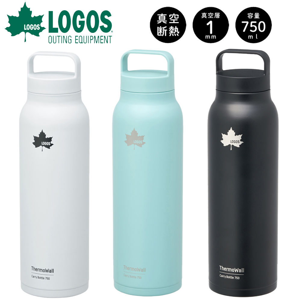 LOGOS（ロゴス） logos ThermoWall 真空断熱 キャリーボトル 750 水筒