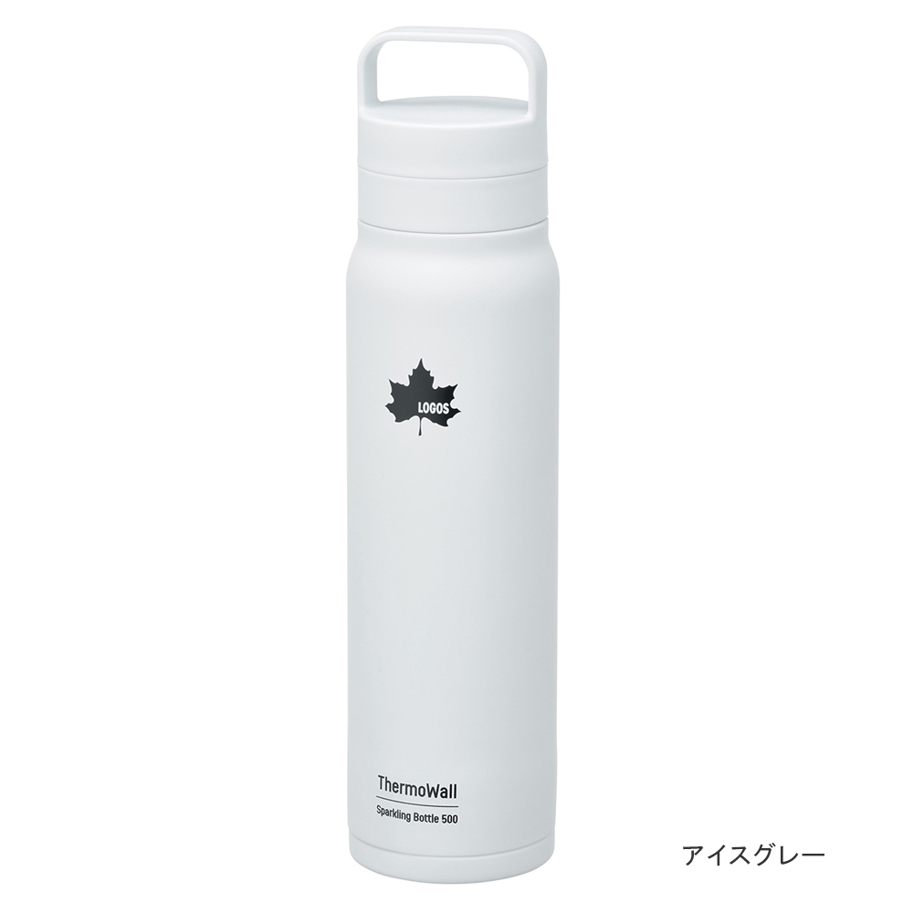 LOGOS（ロゴス） logos ThermoWall 真空断熱 炭酸対応ボトル 500 水筒