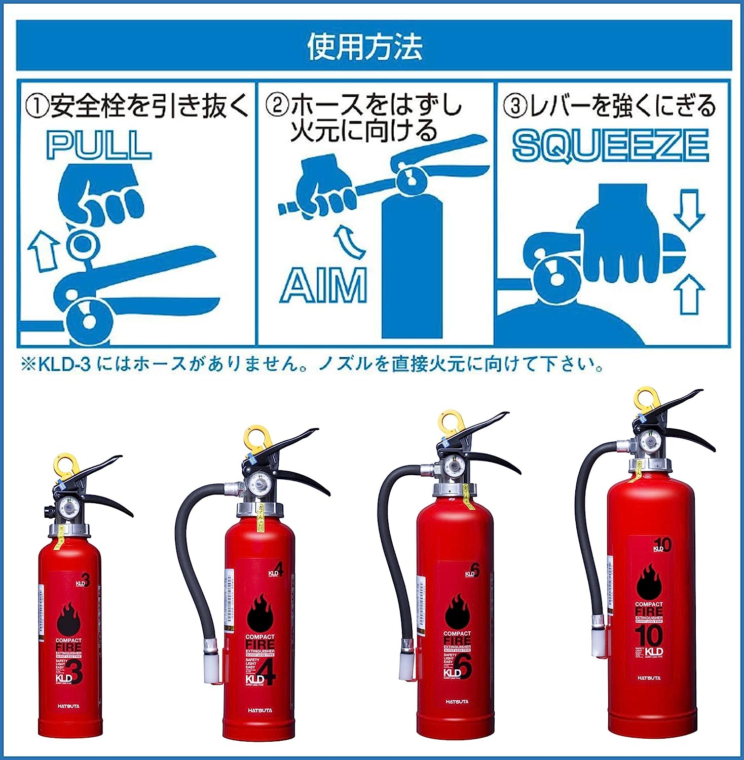hatayan専用　消火器　3本セット 10型蓄圧式消火器 FM3000NX : コメリドットコム