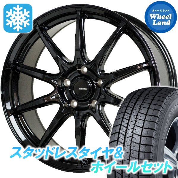 スタッドレスセット アテンザスポーツ GH系 ウィンターマックス WM03 205/60R16 96Q Gスピード G-05 MBK