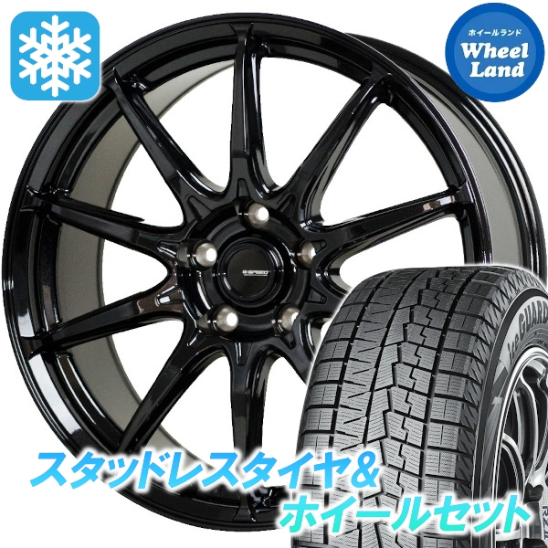 スタッドレスセット ヴォクシー 80系 5ナンバー アイスガード7 IG70 195/60R16 89Q Gスピード G-05 MBK