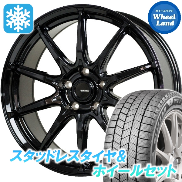 スタッドレスセット フリード GB5〜6 ブリザック WZ-1 185/65R15 88Q Gスピード G-05 MBK