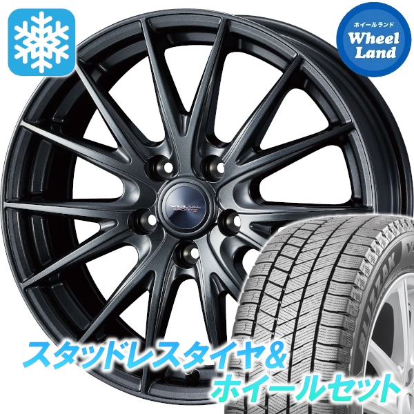 スタッドレスセット カムリ AXVH70 ブリザック VRX3 235/40R19 92Q ヴェルヴァ スポルト2 ディープメタル