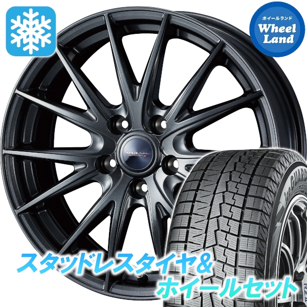 スタッドレスセット ジューク F15系 アイスガード7 IG70 225/40R19 93Q ヴェルヴァ スポルト2 ディープメタル