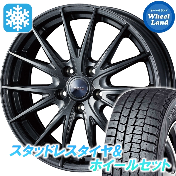 スタッドレスセット アベンシス 270系 ウィンターマックス WM02 215/60R16 95Q ヴェルヴァ スポルト2 ディープメタル