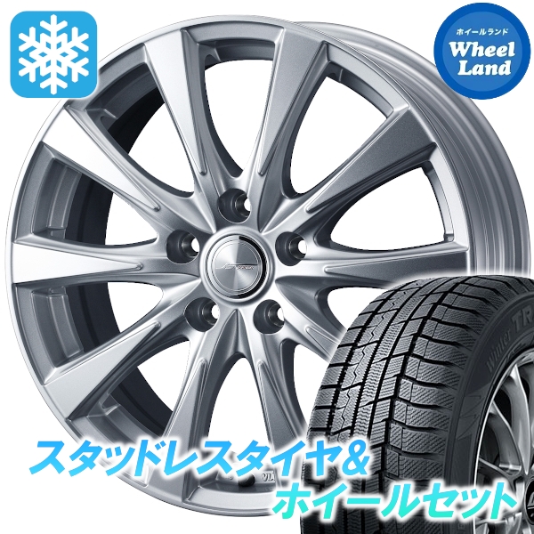 スタッドレスセット フォレスター SJ系 ウィンタートランパス TX 225/55R18 98Q ジョーカー スピリッツ シルバー