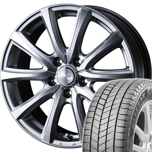 スタッドレスセット アコード CV系 ブリザック VRX3 235/40R19 92Q ジョーカー スマッシュ Si