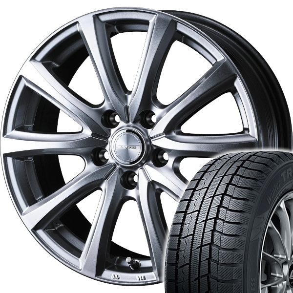 スタッドレスセット シーマ F50系 ウィンタートランパス TX 225/50R18 95Q ジョーカー スマッシュ Si
