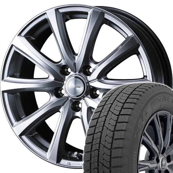 スタッドレスセット アベンシス 270系 オブザーブ GIZ2 215/60R16 95Q ジョーカー スマッシュ Si