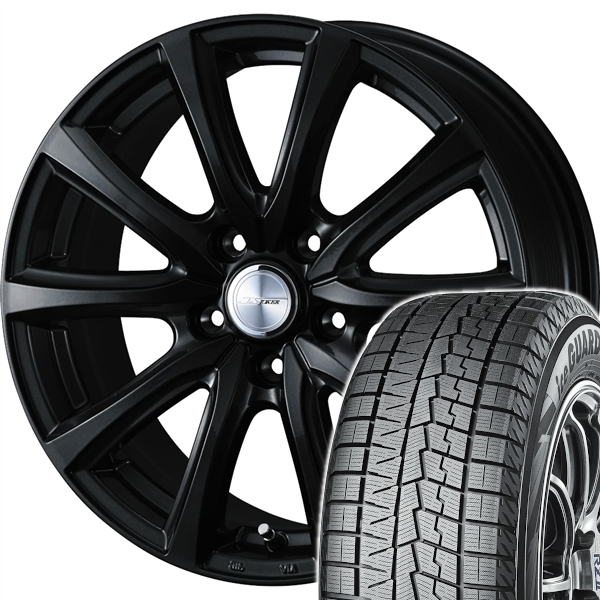スタッドレスセット エスティマ 50系 2WD アイスガード7 IG70 205/65R16 95Q ジョーカー スマッシュ グロスブラック