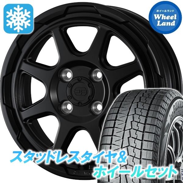 スタッドレスセット ムーブ ラテ L550、560系 アイスガード7 IG70 155/65R14 75Q ウェッズ スタットベルク MBK