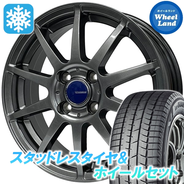 スタッドレスセット ブルーバード シルフィ G11系 アイスガード8 iG80 195/65R15 91Q ウイナーズ CF-01 メタリックグレー