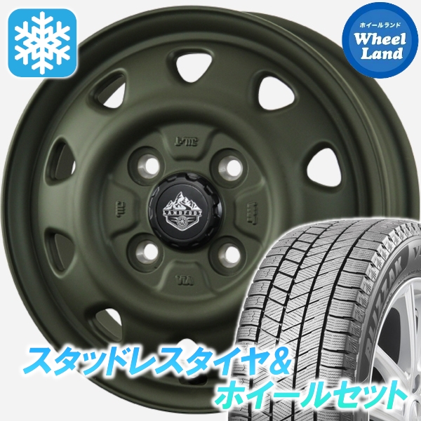 全国送料込☆ブリヂストン　スタッドレス　165/55R15　4本　N-BOX スタッドレスセット N BOX JF4系 NA車 4WD ブリザック VRX3 165/55R15