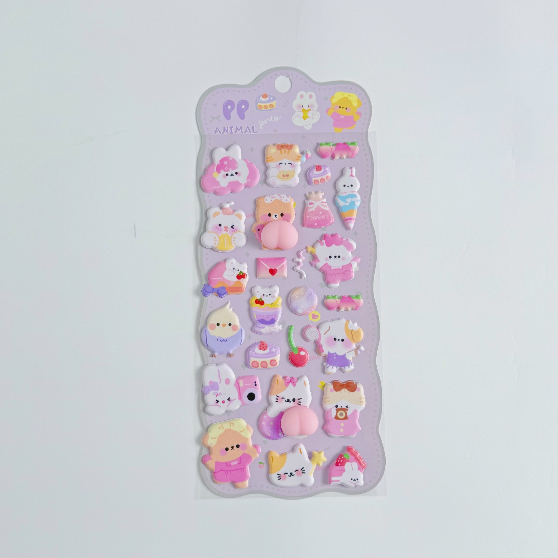 3dシール ぷくぷく おしりシール おしり 立体シール おしりだけ