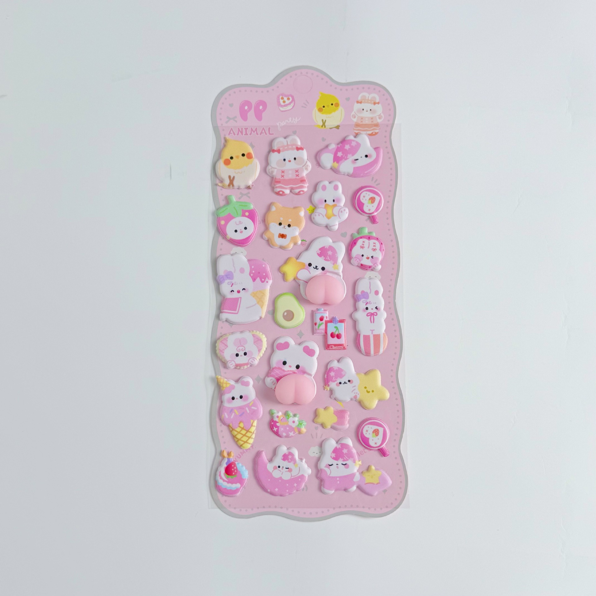 3dシール ぷくぷく おしりシール おしり 立体シール おしりだけ