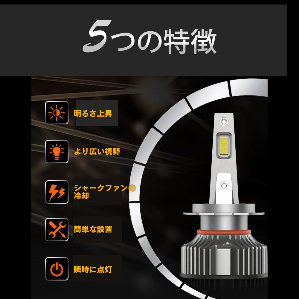 LED H1 M10 LEDヘッドライト バイク用 ハイビーム YAMAHA