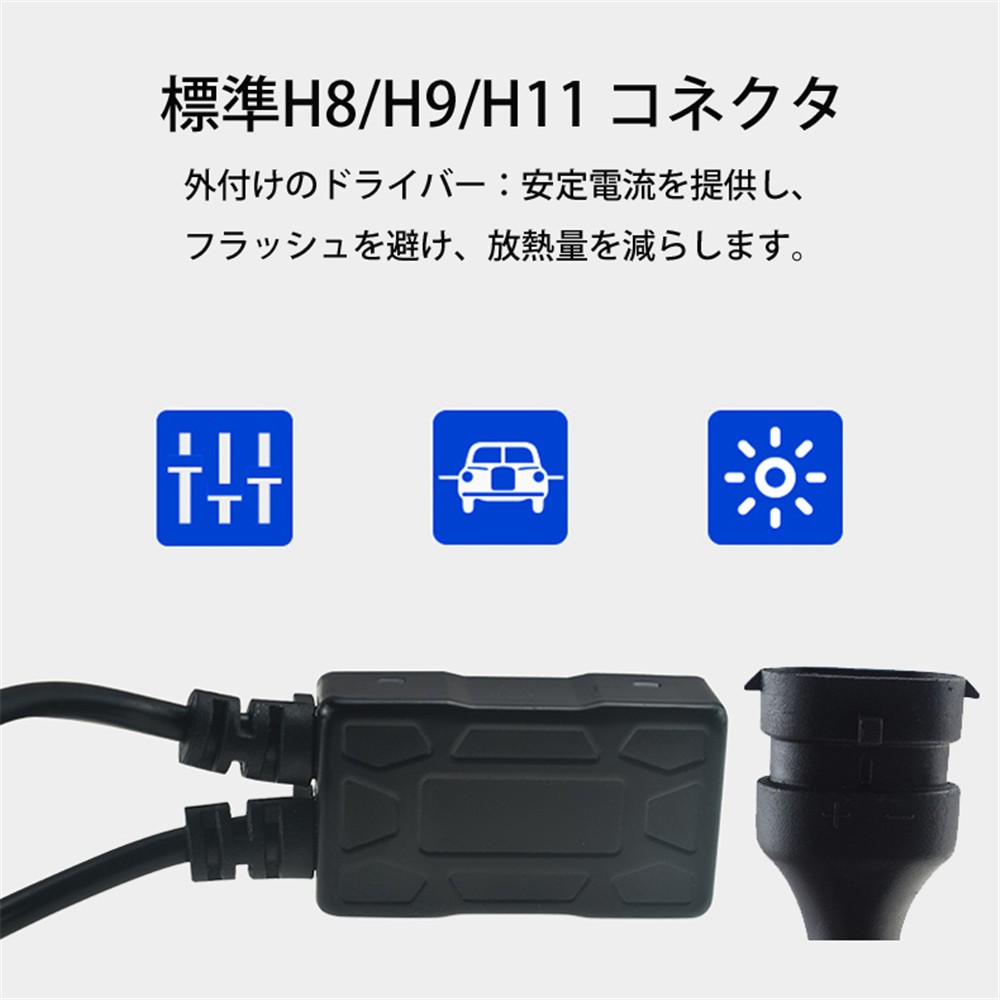 360度全面発光 LED H9/H11 ヘッドライト バイク用 KAWASAKI カワサキ