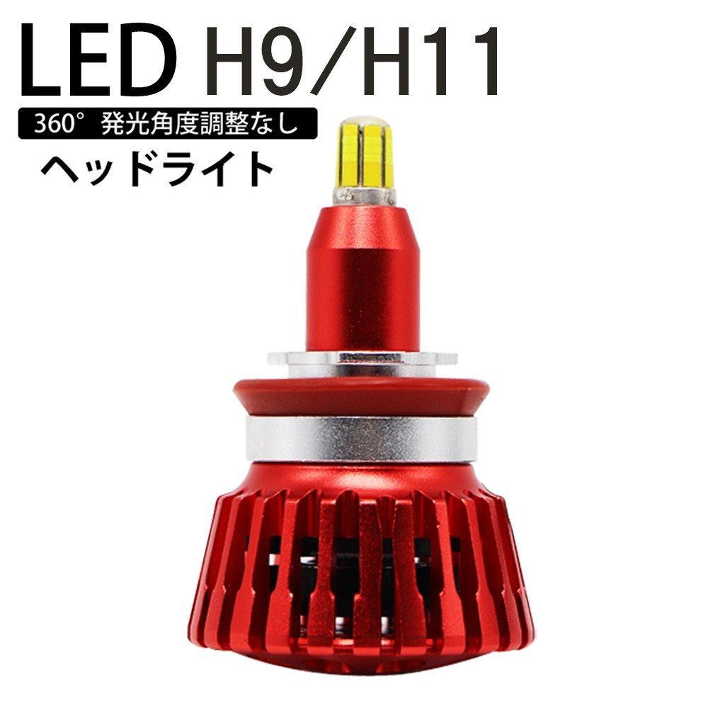 360度全面発光 LED H9/H11 ヘッドライト バイク用 KAWASAKI
