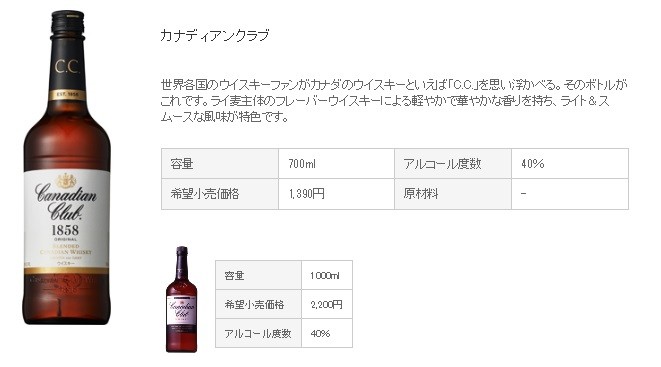 10/25 P+2％ ウイスキー カナディアンクラブ 40度 700ml likaman_CCC カナダ ブレンデッド ウィスキー whisky 長S  :510371:WHISKY LIFE Yahoo!店 - 通販 - Yahoo!ショッピング