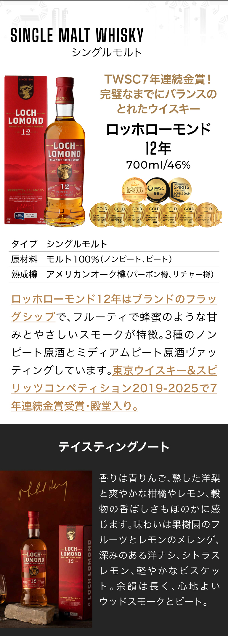 512523 ロッホローモンド12年