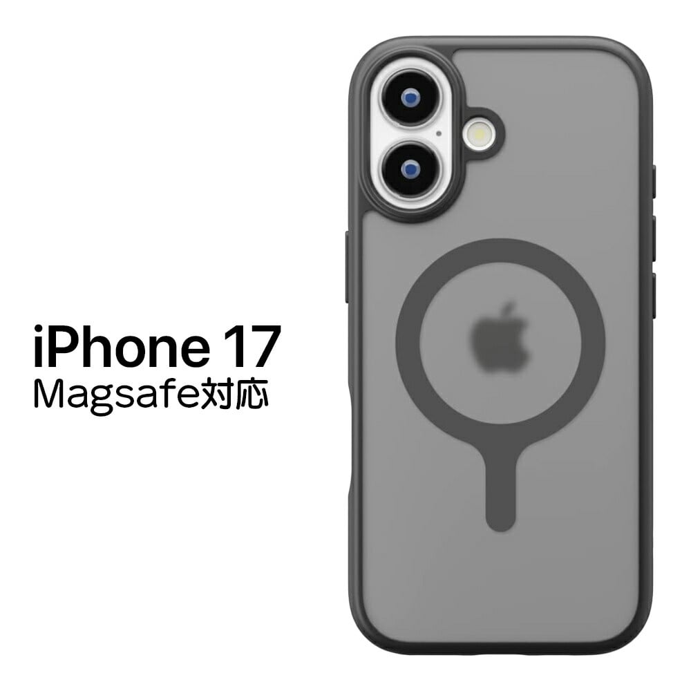 iPhone 18 Pro Max ケース MagSafe対応 耐衝撃 PGA 17 Air ブラック
