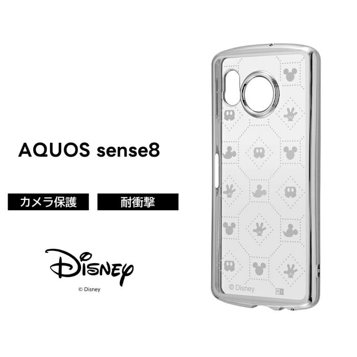 AQUOS sense8 ケース ディズニー ミッキーマウス ミニーマウス