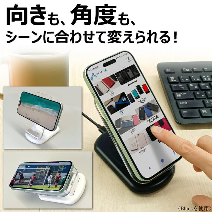 3in1 ワイヤレス充電器 iPhone Apple Watch AirPods 同時充電