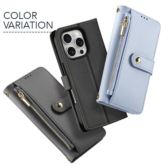 Christian Dior レザー iPhone16proケース ライトブルー iPhone16 Pro ケース ライトブルー 本革 レザー MagSafe対応