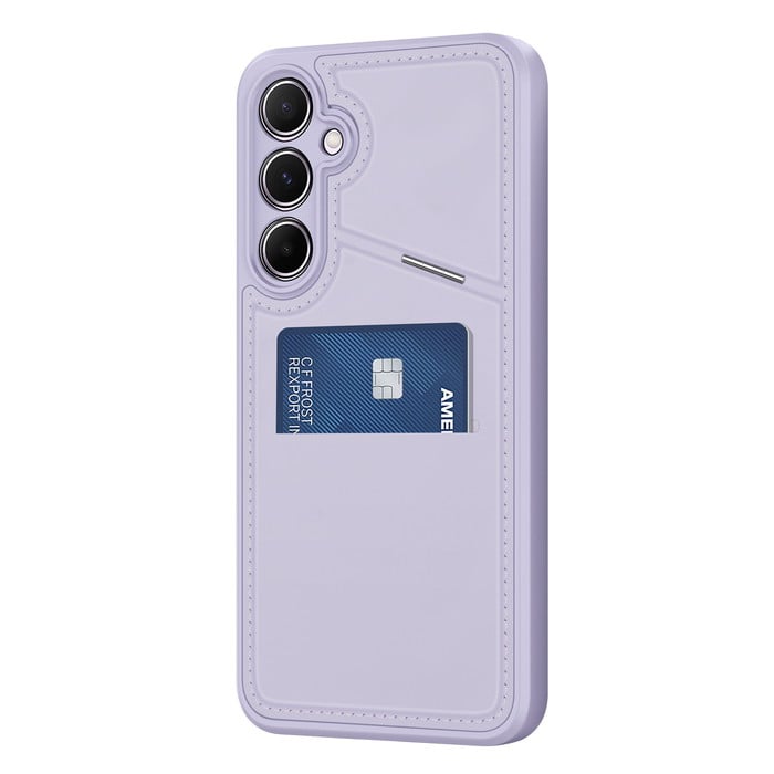 Galaxy S24 ケース パープル MagSafe対応 ワイヤレス充電対応 スタンド