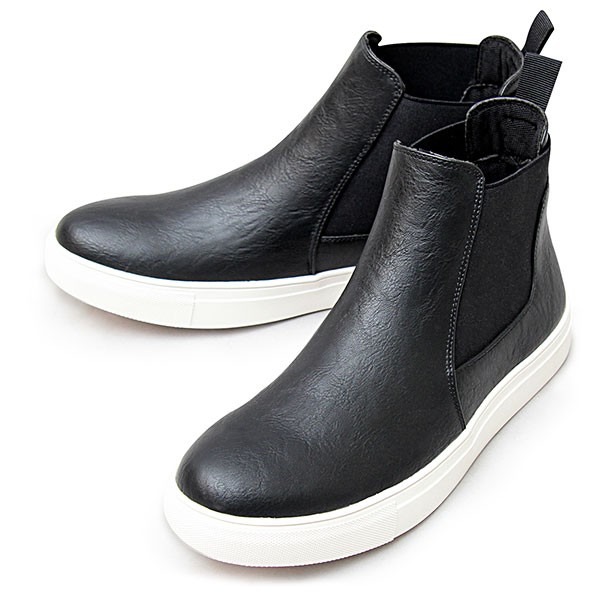 スニーカーブーツ サイドゴア スニーカー メンズ カジュアル ハイカット ハイカットスニーカー グレインレザー 靴 代引き不可 父の日 Andglbb 171 ケース フィルムのwhitebang 通販 Yahoo ショッピング