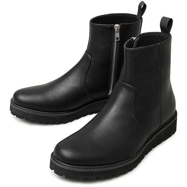 サイドジップブーツ ドレスブーツ メンズブーツ ブラック ブーツ メンズ Andglbb 177 ケース フィルムのwhitebang 通販 Yahoo ショッピング