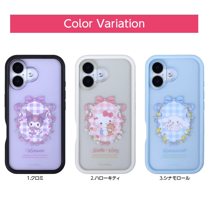 iPhone16 ケース サンリオ キャラクター iPhone16Pro 耐衝撃 かわいい