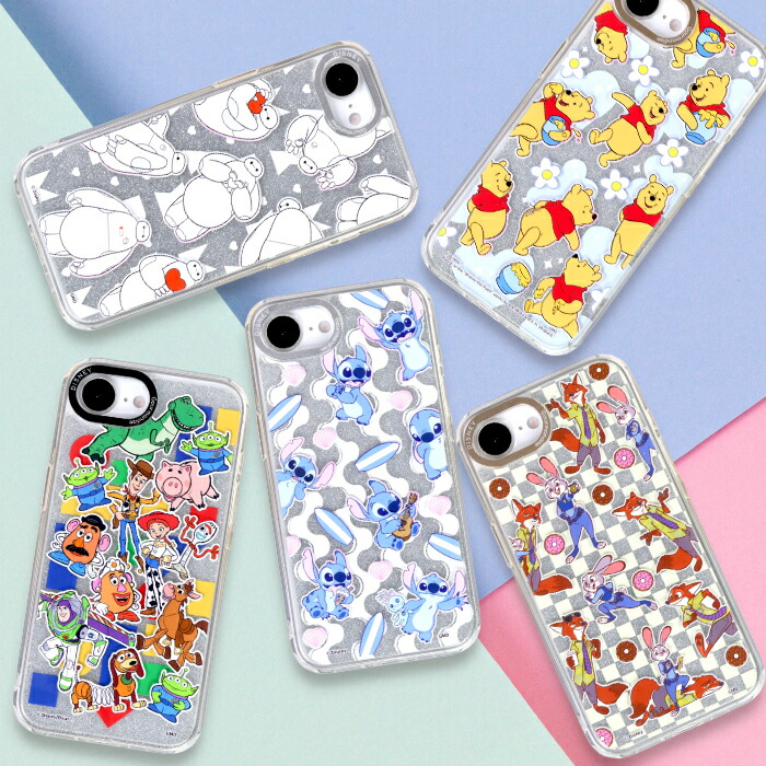 iPhone16 ケース ディズニー キャラクター 耐衝撃 iPhone17e 16e
