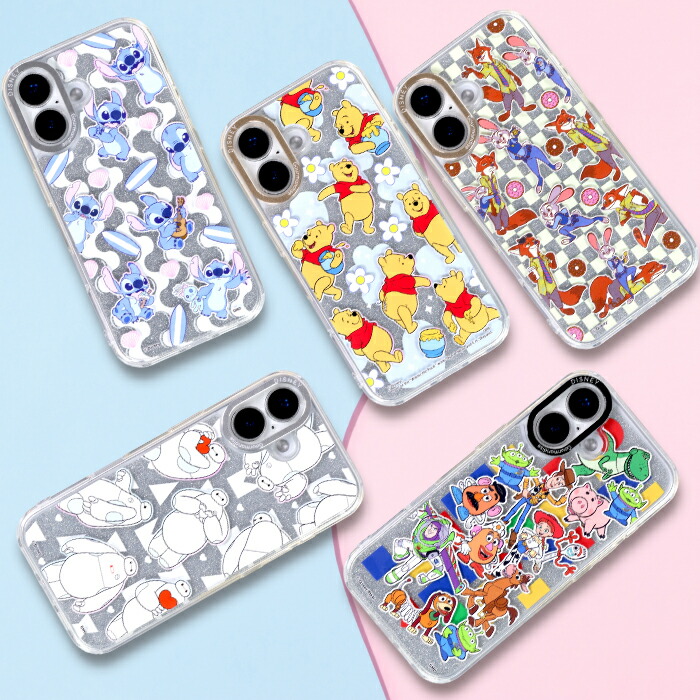 iPhone16 ケース ディズニー キャラクター 耐衝撃 iPhone17e 16e