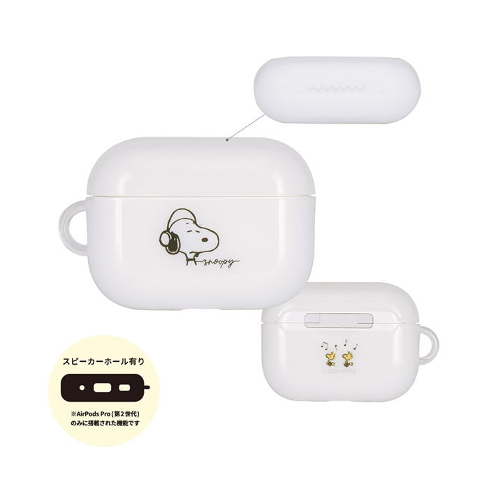 本体新品！Apple AirPods 本体 スヌーピーケース付き ピーナッツ スヌーピー AirPods Pro(第2世代) Pro ケース PEANUTS