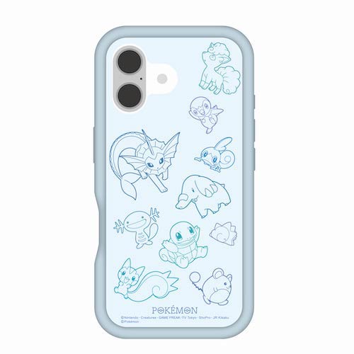 iPhone 16 ケース キャラクター ポケモン シャワーズ ゴマゾン