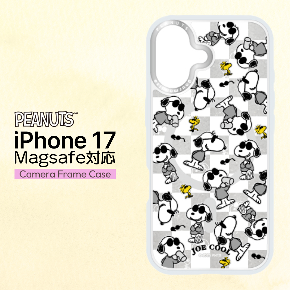 iPhone17 ケース スヌーピー ジョークール キャラクター クリア 2WAY