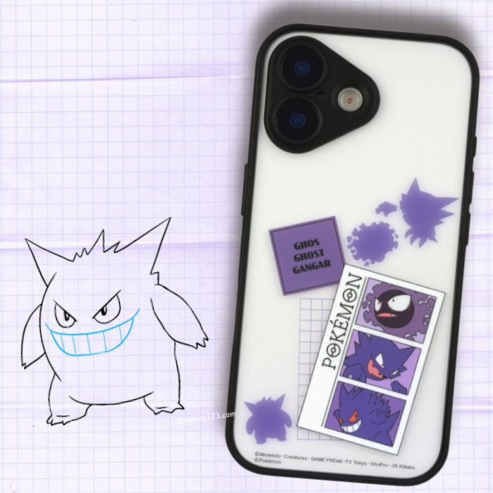 iPhone17 ケース ポケモン ゴース ゴースト ゲンガー 公式 ライセンス