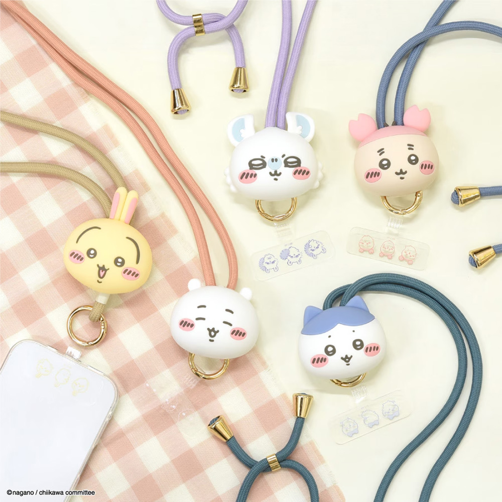 ちいかわ スマホ ショルダーストラップ ストラップホルダー マスコット