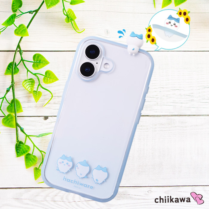 iPhone 16 ケース キャラクター ハチワレ かわいい 耐衝撃 保護 カバー