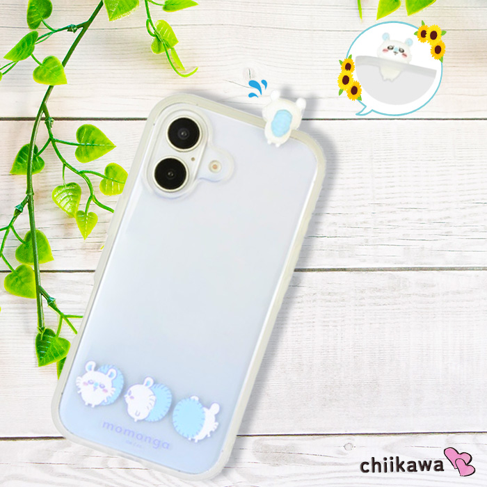 iPhone 16 ケース キャラクター モモンガ かわいい 耐衝撃 保護 カバー