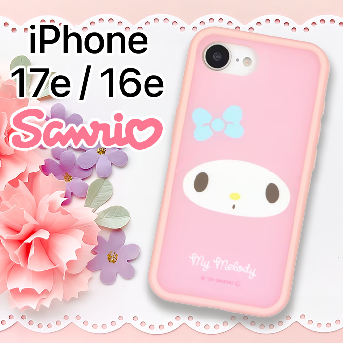iPhone17e 16e ケース クロミ シナモロール キティ 半透明 クリア