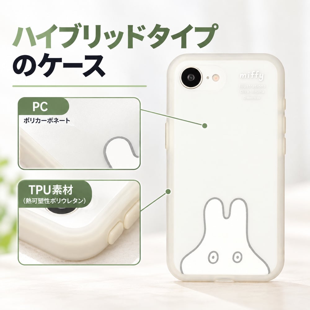 iPhone 17e 16e ケース ミッフィー おばけごっこ グルマンディーズ