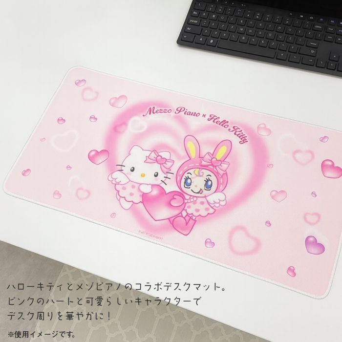 SANRIO×MORINAGA ハローキティ デスク ミニマット デスクマット ハロー