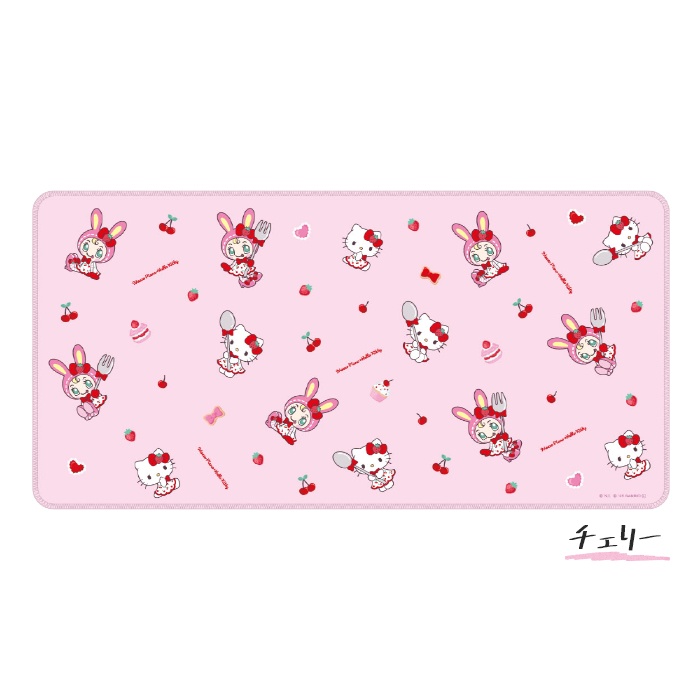 ハローキティ ベリエちゃん デスクマット 光学式マウス対応 サンリオ