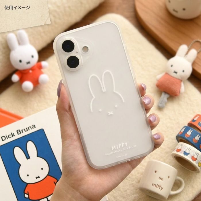 iPhone17 ケース ミッフィー miffy 公式 ライセンス かわいい フェイス