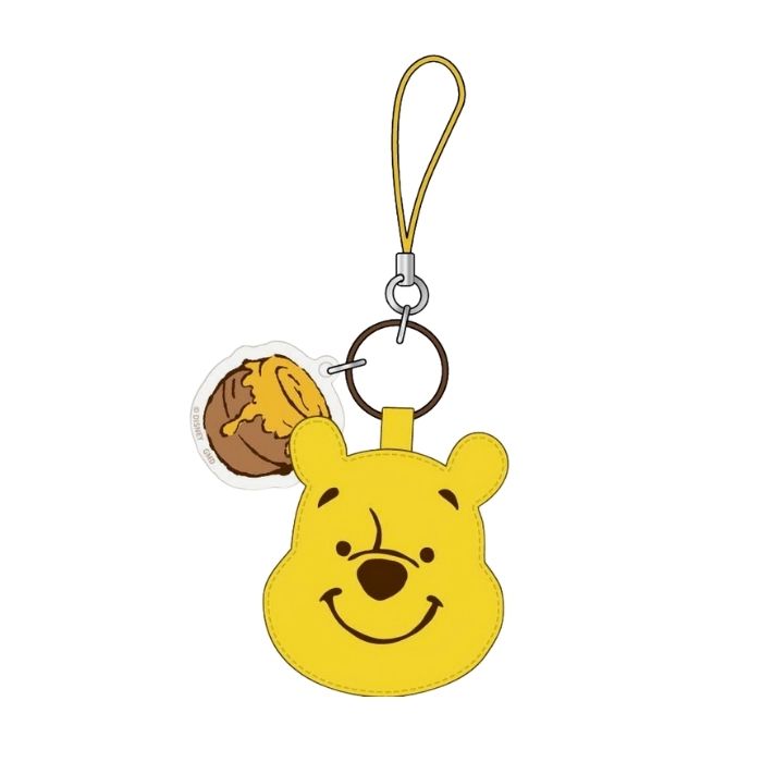 ディズニー くまのプーさん ストラップ チャーム レザー キャラクター