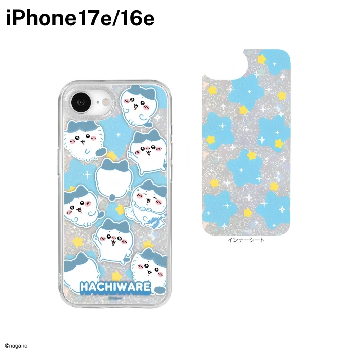 iPhone 17e ケース ちいかわ クリア iPhone16e アイフォン17e ハチワレ