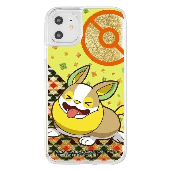 iPhone11 iPhoneXR ポケモン カバー ケース 耐衝撃 衝撃に強い 保護 ラメ入り グリッター キラキラ ラメ動く 液体 かわいい  おしゃれ スマホケース ワンパチ