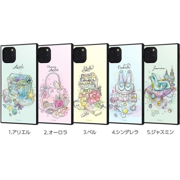 PIXAR iphone11 pro ケース スクエア ディズニー プリンセス 耐
